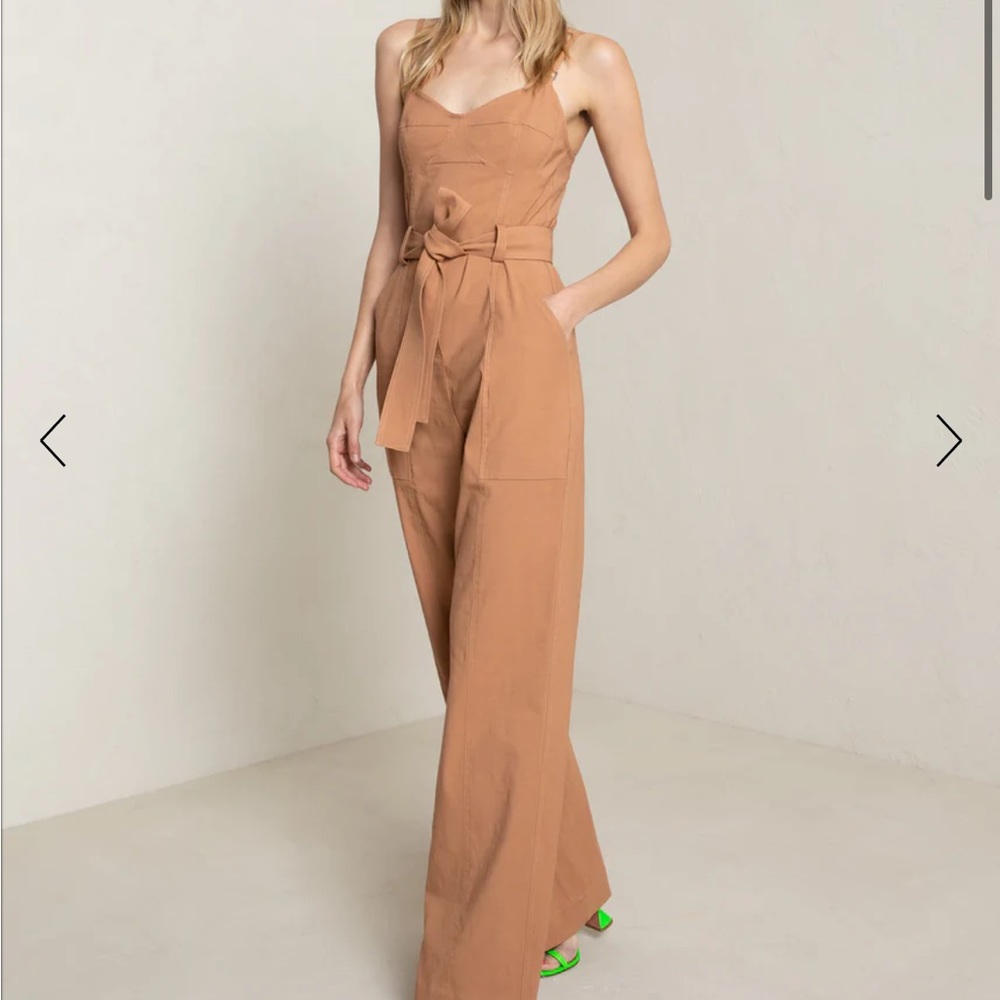 ALC Mila Linen Jumpsuit size 6 NWT